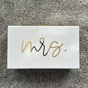 Mrs Purse Bride Clutch